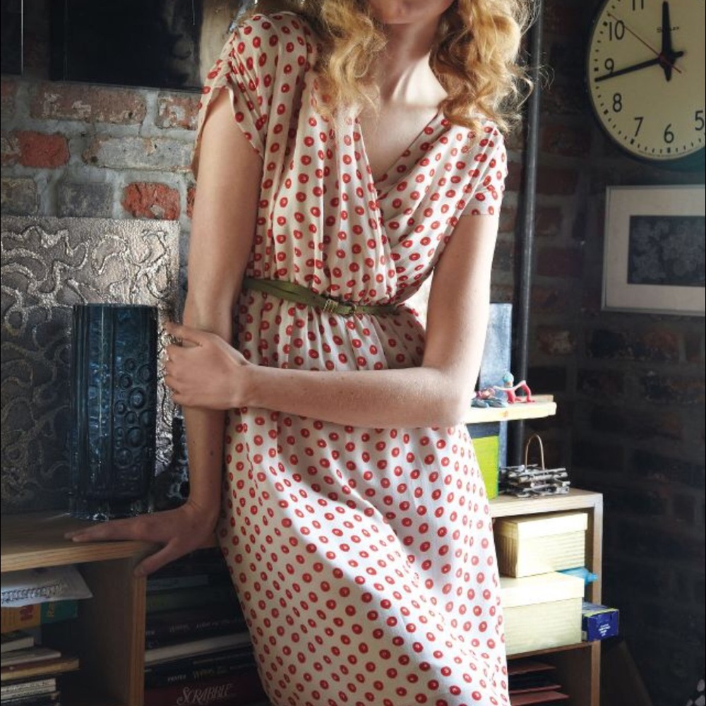 Polka Dot Wrap Dress
